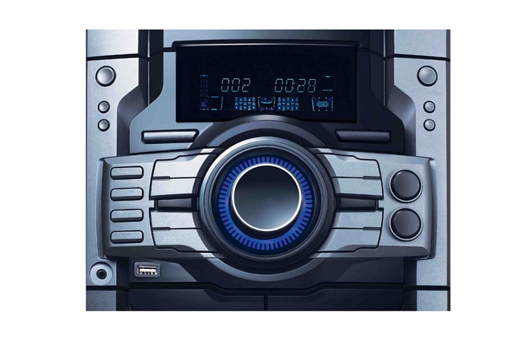 LG Mini System com potência de 350W RMS e subwoofer integrado, MCT354