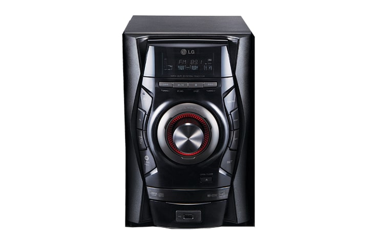 LG Mini System com potência de 110W RMS e entrada USB, RAD114