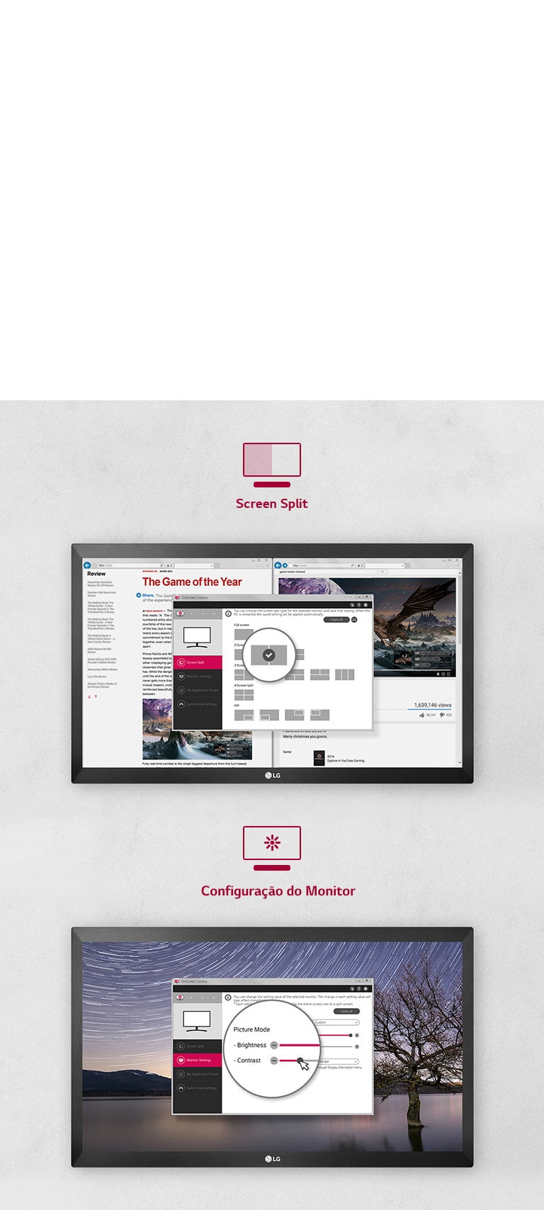 Múltiplas configurações3