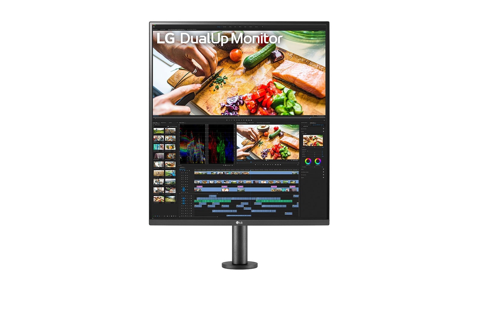 LG Monitor LG Ergo DualUp 28" Nano IPS SDQHD 2560x2880 60Hz 5ms (GtG) USB HDMI HDR10 PBP KVM 28MQ780-B, 28MQ780-B