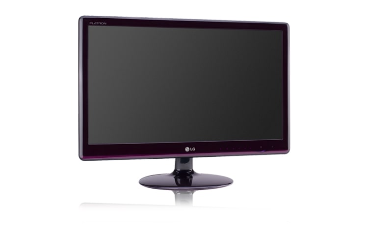 LG Monitor LED LCD com tela widescreen de 20" e pedestal dual, E2050T