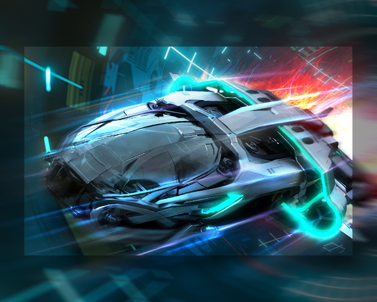 Desfoque e ghosting reduzidos em jogos com MBR de 1ms.