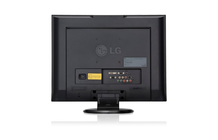 LG Monitor de LCD com tela widescreen de 19" com conexão para PC, DVD, Vídeo e sintonizador de TV opcional., M198WA