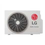 Condensadora do Ar-Condicionado LG AI Dual Inverter Voice 9.000 BTU Frio 127V modelo S3-Q09AA31B visto de frente