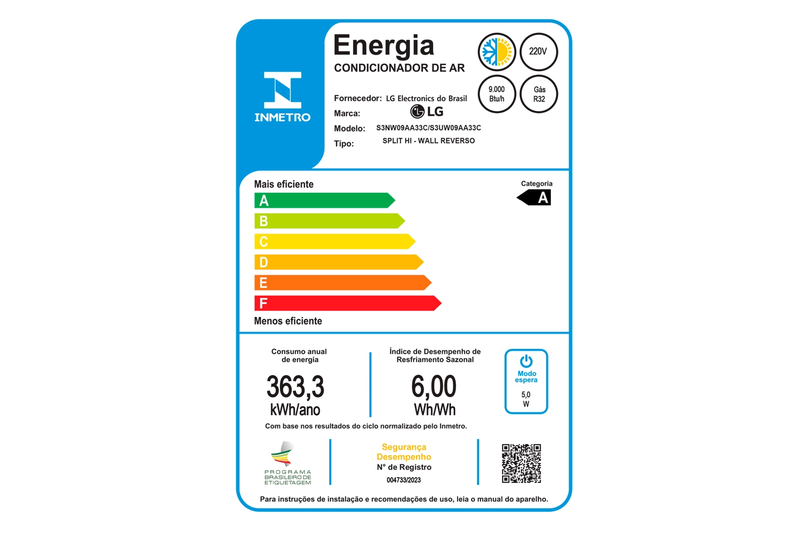 LG Ar-Condicionado LG AI Dual Inverter Voice 9.000 BTU Quente/Frio 220V, S3-W09AA33C