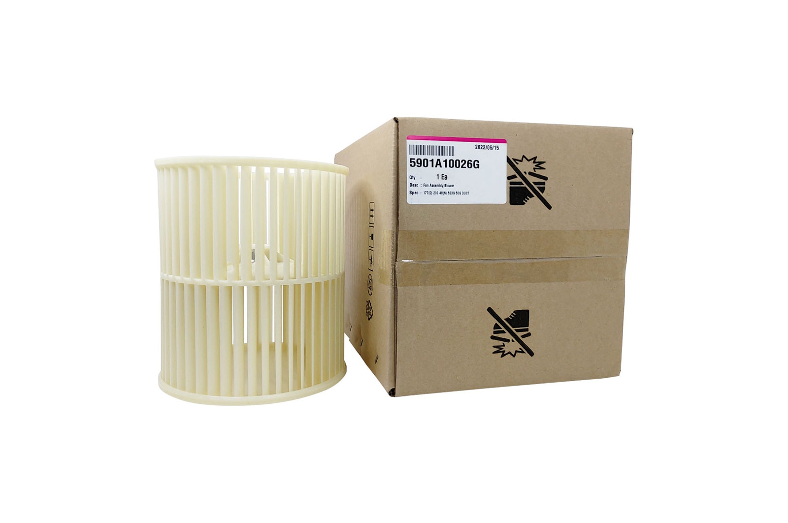 LG Hélice evaporadora Ar Condicionado LG ARNU24GBHA2, ARNU15GBHA4, ARNU18GBHA2 - 5901A10026G, 5901A10026G