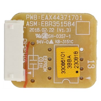 Vista frontal de Placa Eeprom Ar Condicionado LG EBR57705301 EBR57705301