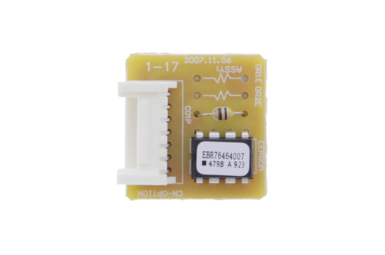 Vista frontal de Placa Eeprom Ar Condicionado LG EBR76464007 EBR76464007