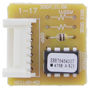 Vista frontal de Placa Eeprom Ar Condicionado LG EBR76464007 EBR76464007