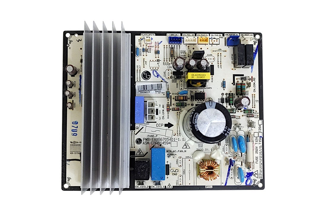 LG Placa principal da condensadora Ar Condicionado LG S4UQ12JA3WC, VM122C6A, VM122C9 - EBR82870709, EBR82870709