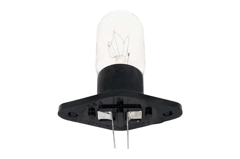 Vista frontal de Lâmpada incandescente Forno Micro-ondas LG MS1944A, MC7646U, MH6346SS - 6912W3B002K 6912W3B002K