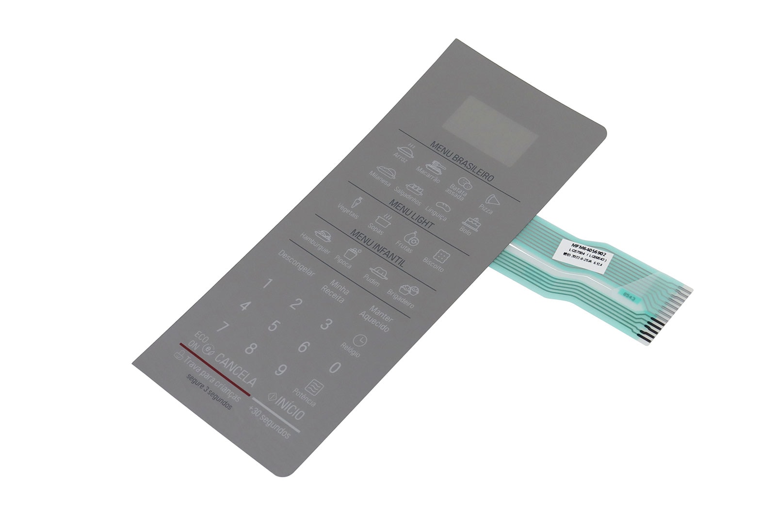 LG Membrana display Micro-ondas LG MS3097AR - MFM64056902, MFM64056902