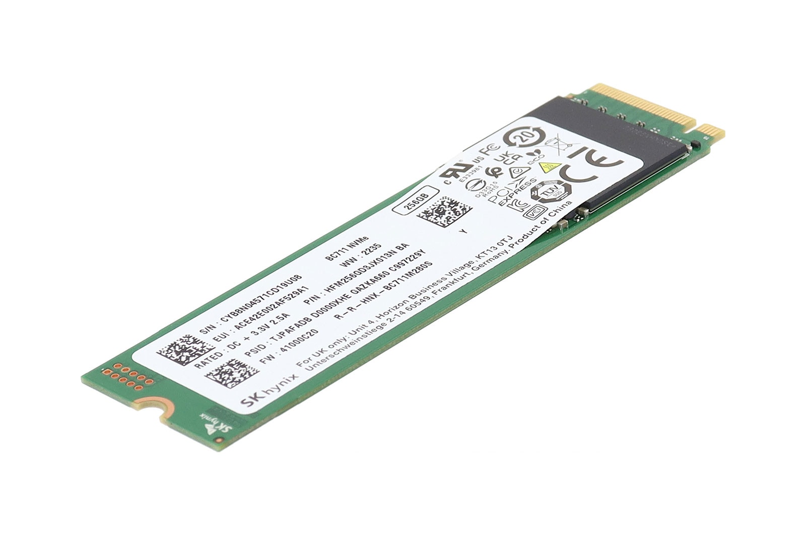 LG Memória SSD 256GB Notebook LG 14Z90N-V, 15Z90N-V, 16Z90P-G - EAZ63543311, EAZ63543311