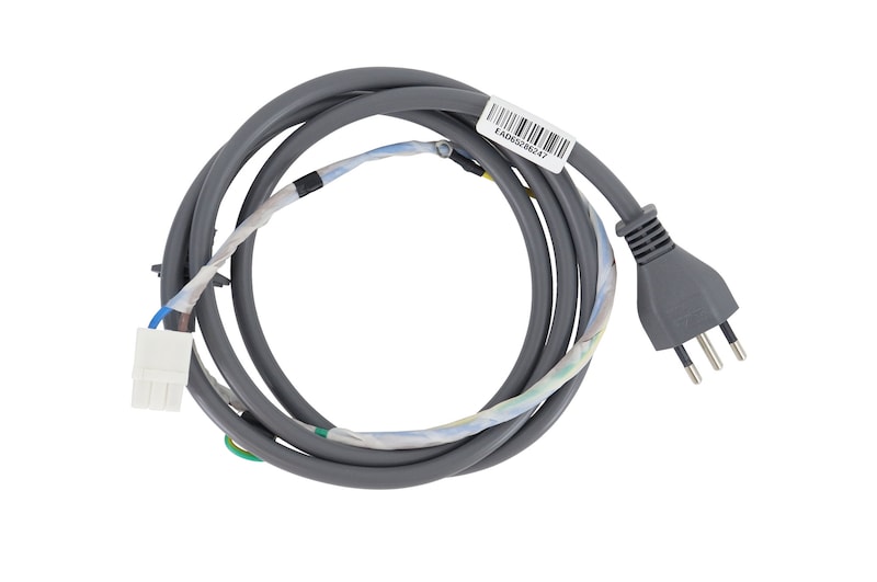 Vista frontal de Cabo de força Lavadora LG EAD65286247 EAD65286247