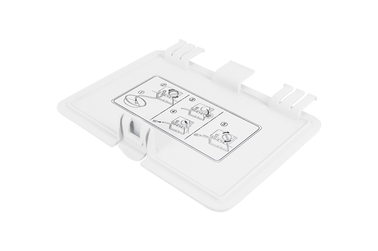 LG Tampa Plástica Máquina de Lavar Roupas LG CV7011WS4 - MBL65547907, MBL65547907