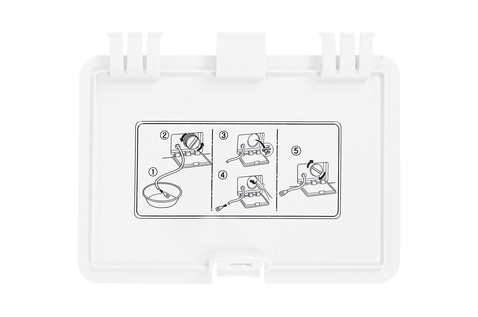 LG Tampa Plástica Máquina de Lavar Roupas LG CV7011WS4 - MBL65547907, MBL65547907