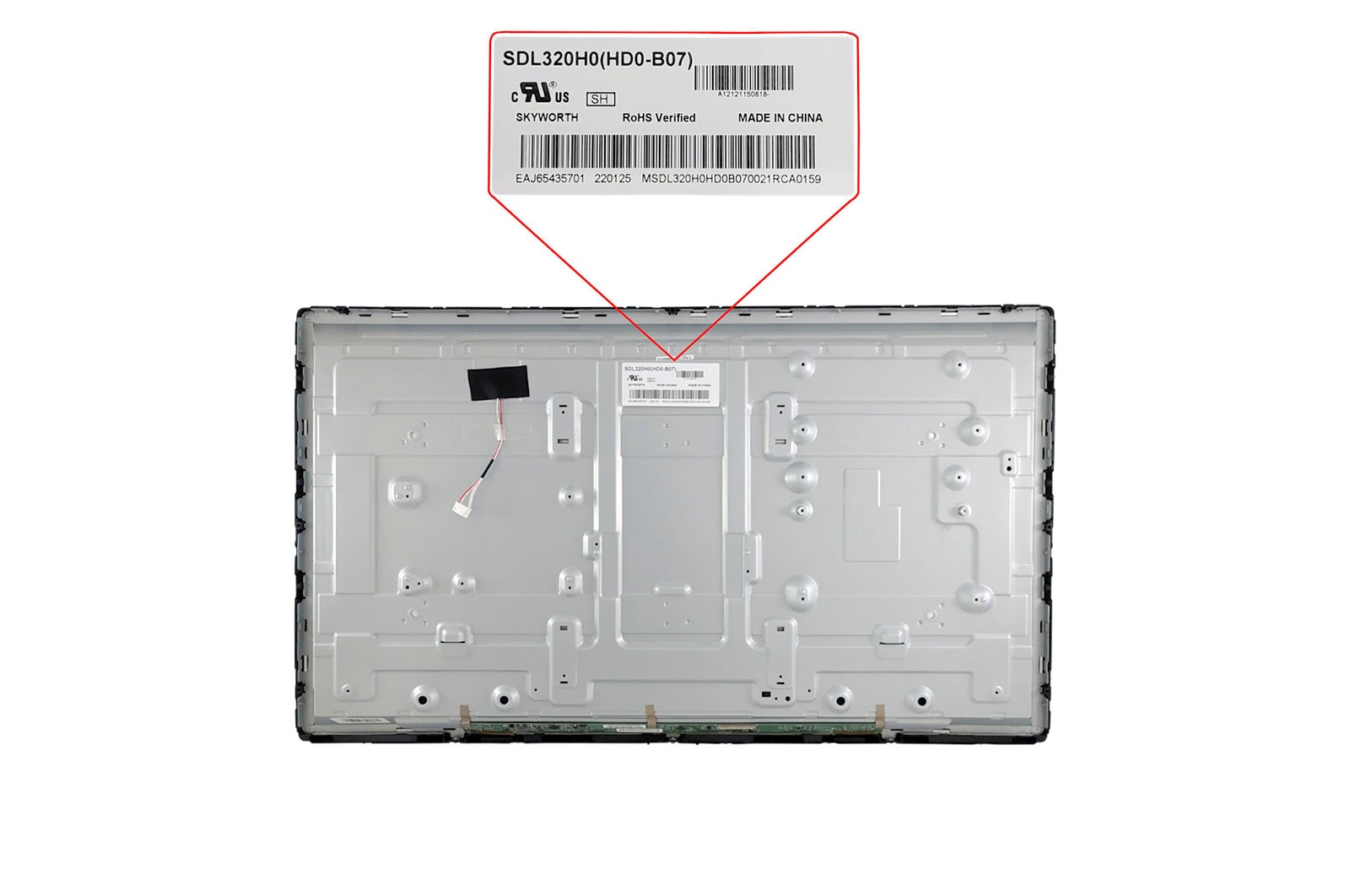 LG Tela de cristal líquido (Módulo) TV LG 32LM625BPSB, 32LQ621CBSB, 32LT330HBSB - EAJ65435701, EAJ65435701