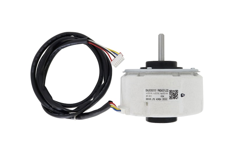 Vista frontal de Motor de corrente contínua Ar Condicionado LG AVNQ36GM1A0, ARNU18GV1A4, ARNU24GV1A4 - EAU63563101 EAU63563101