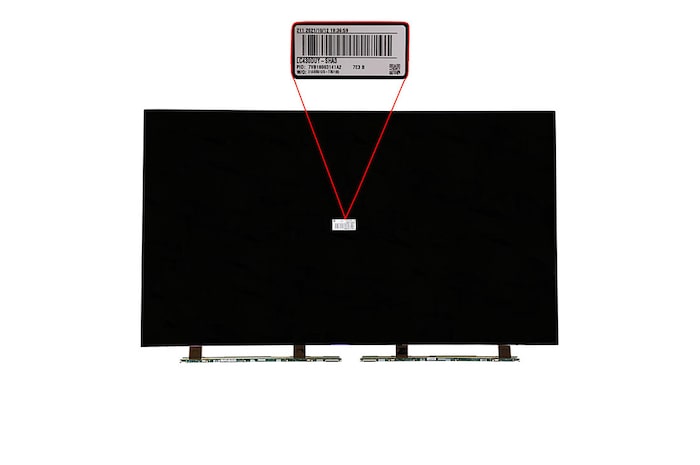 LG Tela de cristal líquido (BA) TV LG 43LJ5500, 43LM6300PSB, 43LK5910PLC - EAJ63708501, EAJ63708501