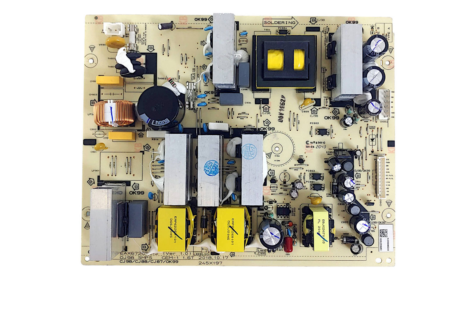 LG Placa da fonte Mini System LG CJ87 - EBR84274201, EBR84274201