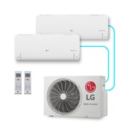 LG Ar-Condicionado LG Dual Inverter Voice +AI Bi-Split Frio (Evaporadoras 9.000+12.000 BTU) 220V, S32Q16SA212