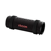 Vista frontal da LG xboom Grab by will.i.am | Caixa de Som Bluetooth Portátil | Som exclusivo xboom com Suprema Portabilidade