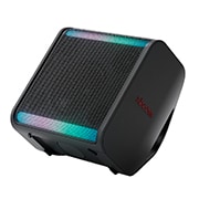 Vista frontal da LG xboom Stage 301 by will.i.am | Caixa de Som Bluetooth Portátil | Som exclusivo xboom para Festas e Potência