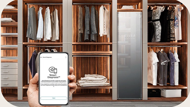 Imagem mostra a função do Smart Diagnosis do Styler