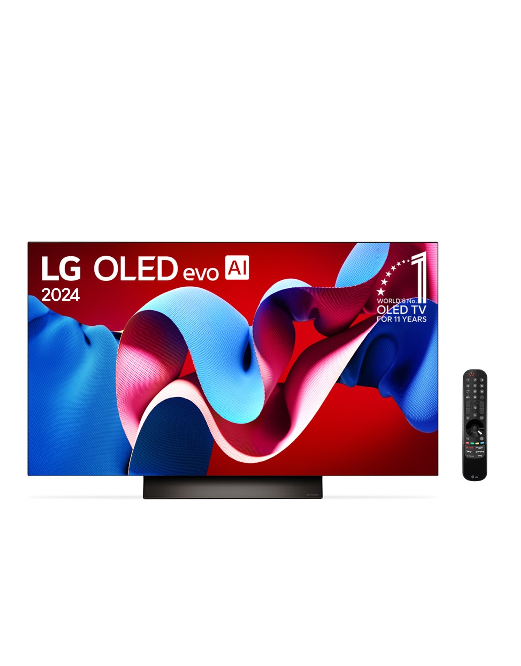 Smart TV LG OLED evo AI C4 4K de 55 polegadas 2024 - OLED55C4PSA | LG BR