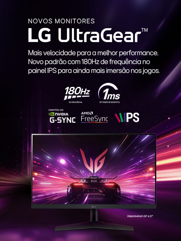 Novos Monitores UltraGear LG