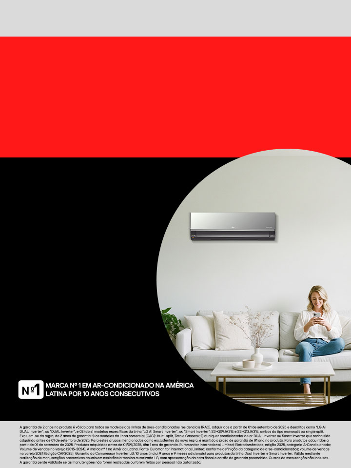 2 anos de garantia Ar-condicionado