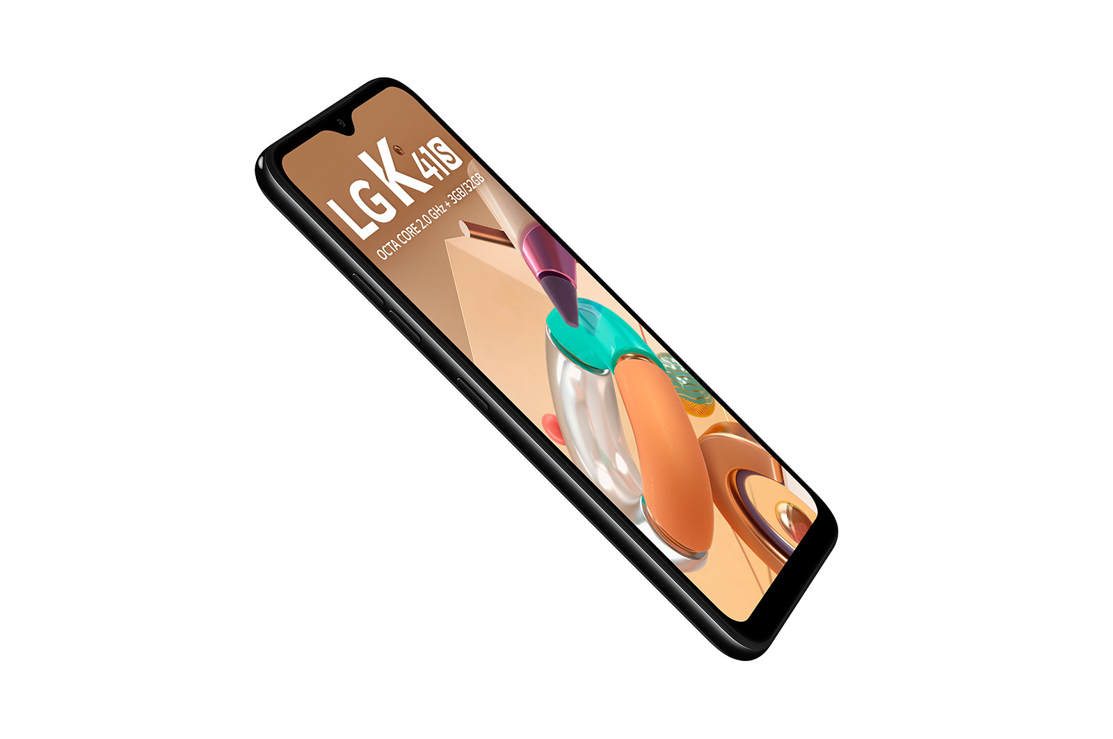 LG Smartphone LG K41S - 4 câmeras, Bateria de 4.000 mAh, Memória de 3GB/32GB, Tela 6.5'' HD+, LMK410BMW