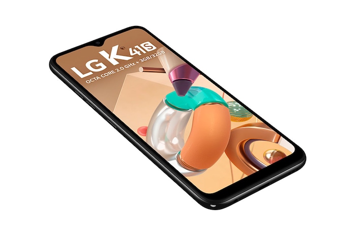 LG Smartphone LG K41S - 4 câmeras, Bateria de 4.000 mAh, Memória de 3GB/32GB, Tela 6.5'' HD+, LMK410BMW