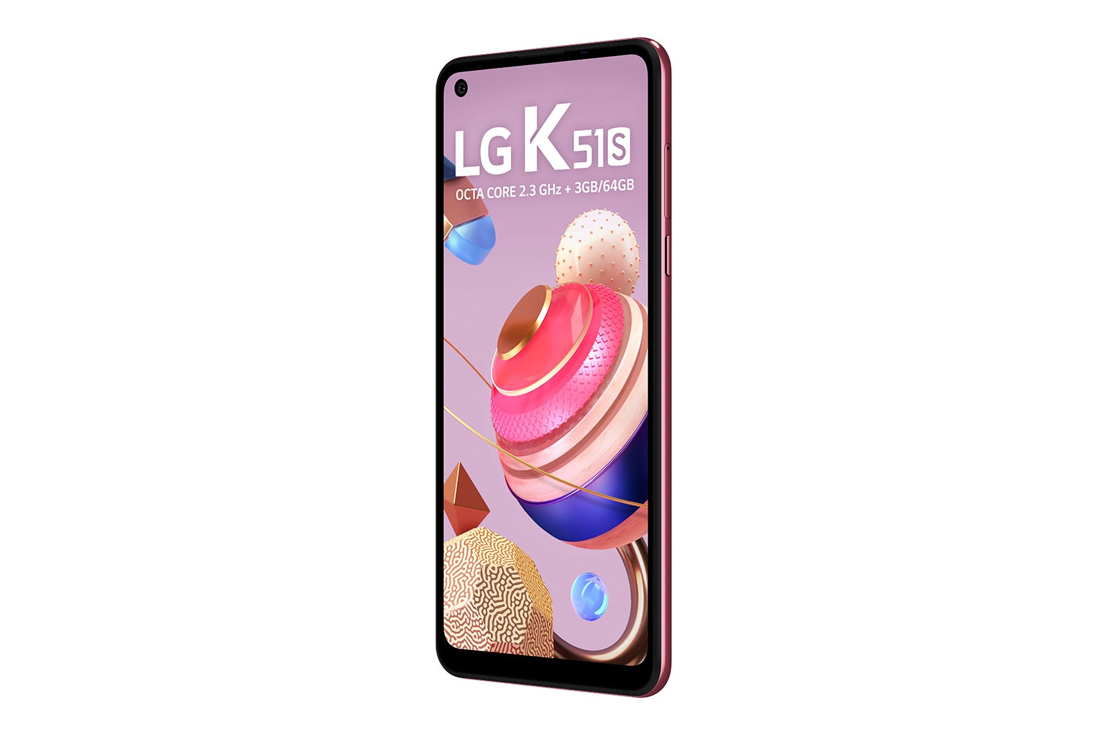 LG Smartphone LG K51S - 4 câmeras, Bateria de 4.000 mAh, Memória de 3GB/64GB, Tela de 6.5'' FHD+, LMK510BMW