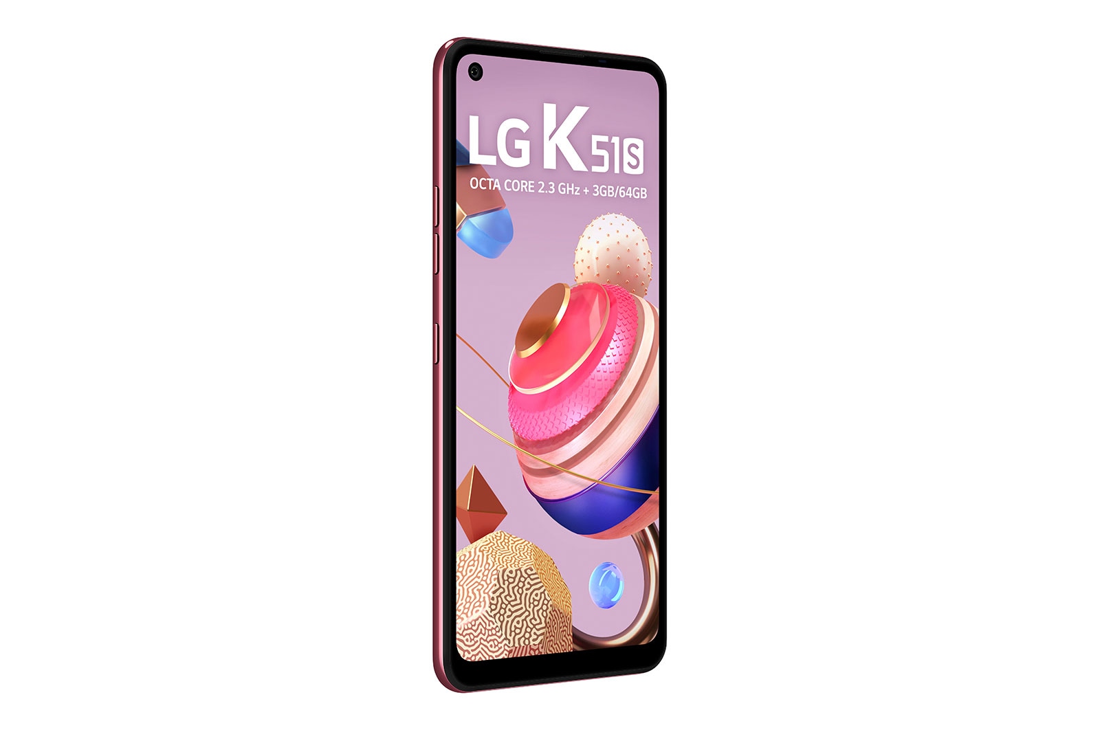 LG Smartphone LG K51S - 4 câmeras, Bateria de 4.000 mAh, Memória de 3GB/64GB, Tela de 6.5'' FHD+, LMK510BMW