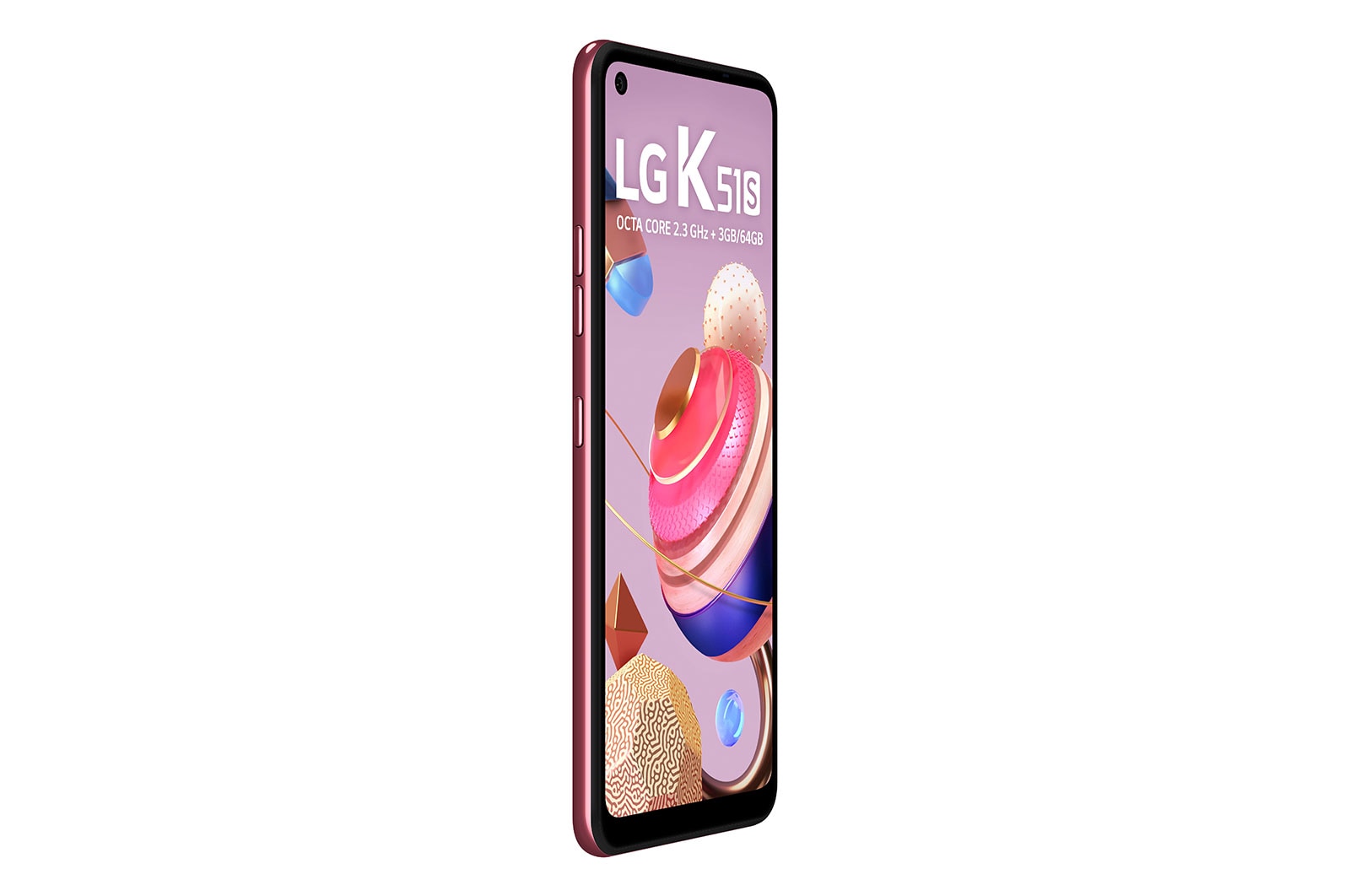 LG Smartphone LG K51S - 4 câmeras, Bateria de 4.000 mAh, Memória de 3GB/64GB, Tela de 6.5'' FHD+, LMK510BMW