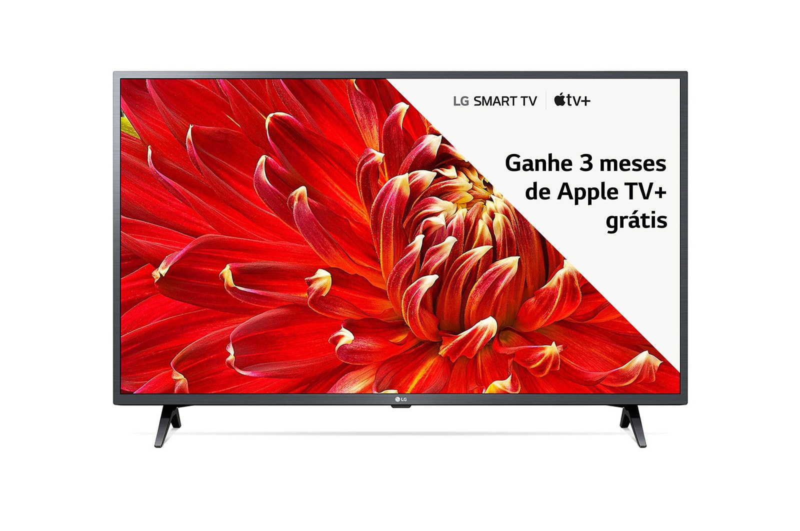 LG Smart TV LG 43" Full HD - HDR Ativo, webOS 4.5 ThinQ AI Processador Quad Core, 43LM631C0SB