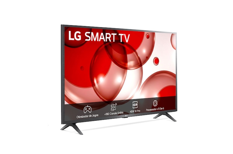 Close-up of the top edge of LG FHD TV, LR67