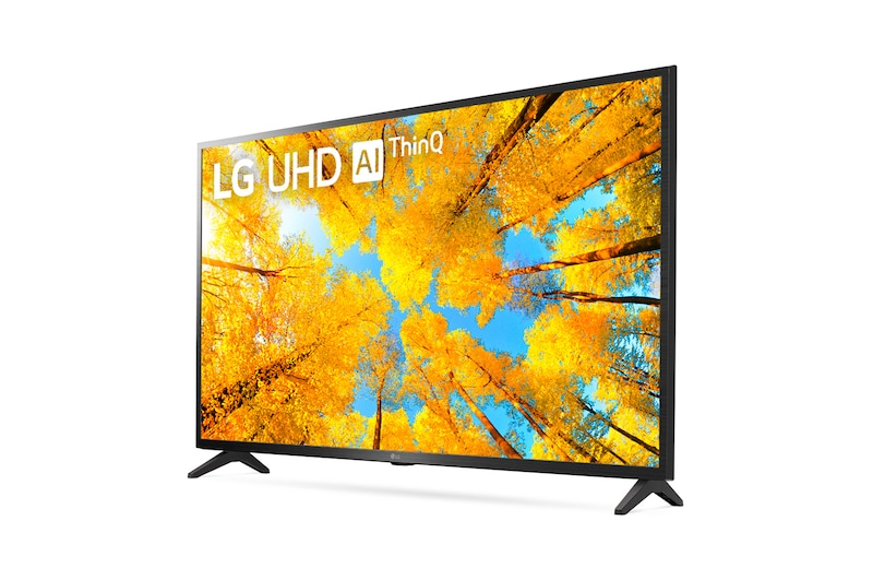 LG Smart TV LG 4K UHD 43'' Wi-Fi Bluetooth HDR ThinQ AI Smart Magic Google Alexa 43UQ7500PSF, 43UQ7500PSF