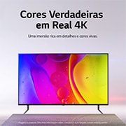 LG Smart TV LG NanoCell 50'' 4K Inteligência Artificial AI ThinQ Smart Magic Google Alexa 50NANO75SQA, 50NANO75SQA