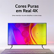 LG Smart TV LG NanoCell 50'' 4K Inteligência Artificial AI ThinQ Smart Magic Google Alexa 50NANO75SQA, 50NANO75SQA