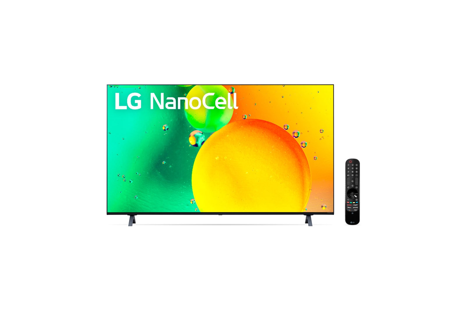 LG Smart TV LG NanoCell 50'' 4K Inteligência Artificial AI ThinQ Smart Magic Google Alexa 50NANO75SQA, 50NANO75SQA