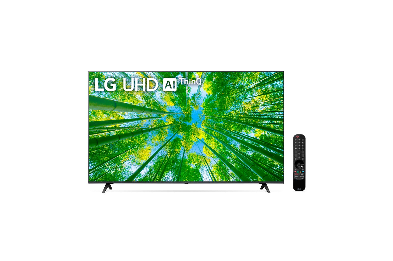 LG Smart TV 4K LG UHD 50'' Bluetooth HDR AI ThinQ Smart Magic Google Alexa 50UQ8050PSB, 50UQ8050PSB