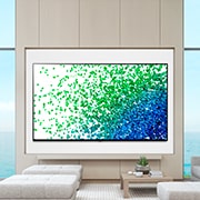 LG 2021 Smart TV LG 55" 4K NanoCell 55NANO80 4x HDMI 2.0 Inteligência Artificial AI ThinQ Smart Magic Google Alexa, 55NANO80SPA