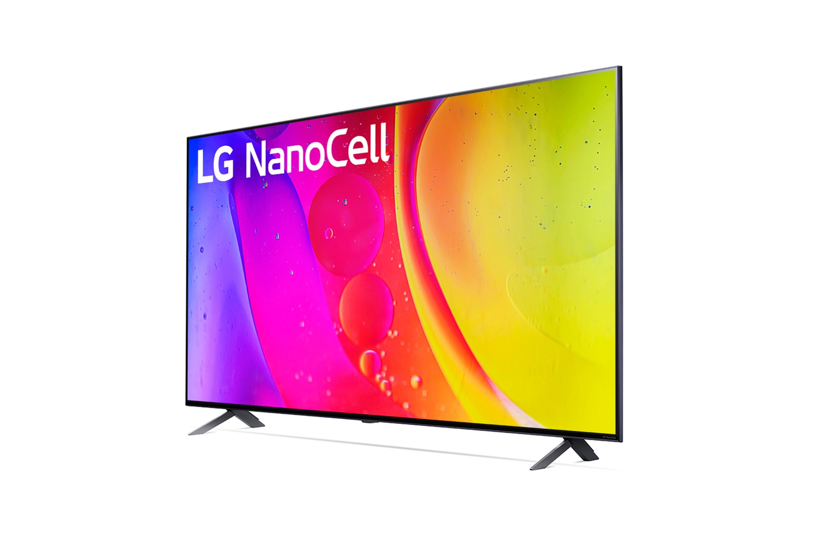 LG Smart TV LG NanoCell 55'' 4K Nanocell  Inteligência Artificial AI ThinQ Smart Magic Google Alexa 55NANO80SQA, 55NANO80SQA