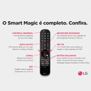 LG 2021 Smart TV LG 55" 8K NanoCell 55NANO95 4x HDMI 2.1 Dolby Vision Inteligência Artificial ThinQ Google Alexa, 55NANO95SPA