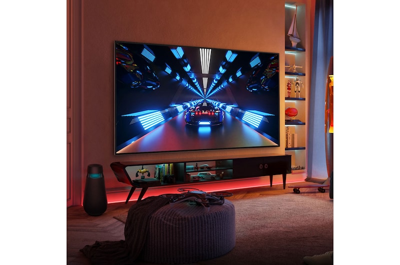 LG Smart TV LG 55” 4K QNED VA AI Processor Wi-Fi Bluetooth Google Assistente e Alexa - 55QNED75SRA, 55QNED75SRA