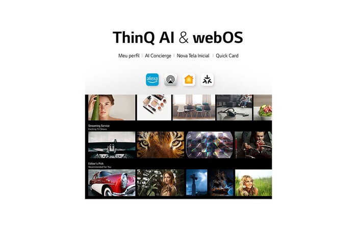 LG Smart TV LG UHD UR8750 55" 4K, 2023, 55UR8750PSA