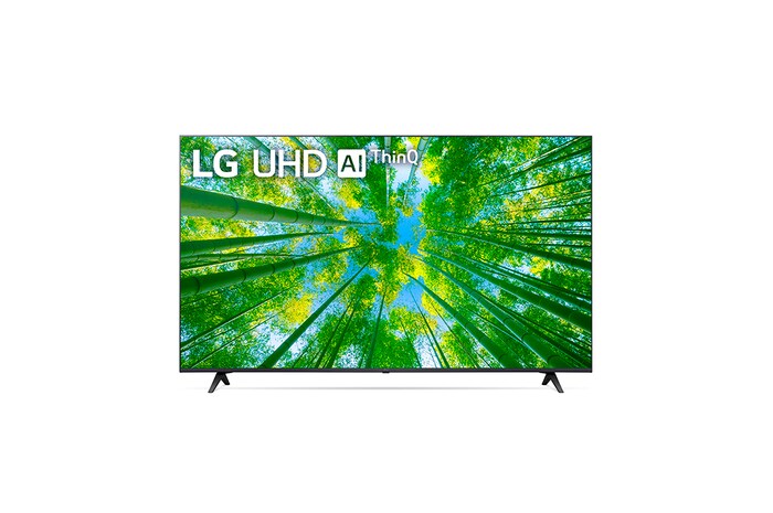 LG Smart TV 4K LG UHD 60'' Bluetooth HDR AI ThinQ Smart Magic Google Alexa 60UQ8050PSB, 60UQ8050PSB