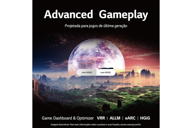 LG Smart TV LG QNED 55'' 4K Inteligência Artificial ThinQ Google Alexa 55QNED7SSQA, 55QNED7SSQA